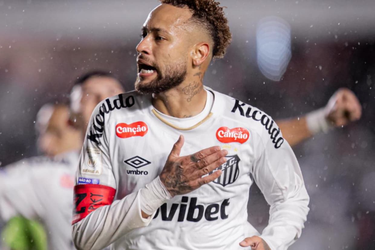 Santos quebra jejum na Vila Belmiro e vence Bragantino com gol de Neymar