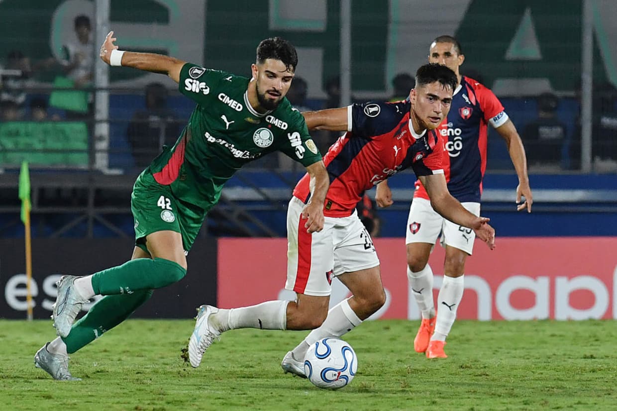 Palmeiras cede empate ao Cerro Porteño e perde liderança do Grupo F na Libertadores
