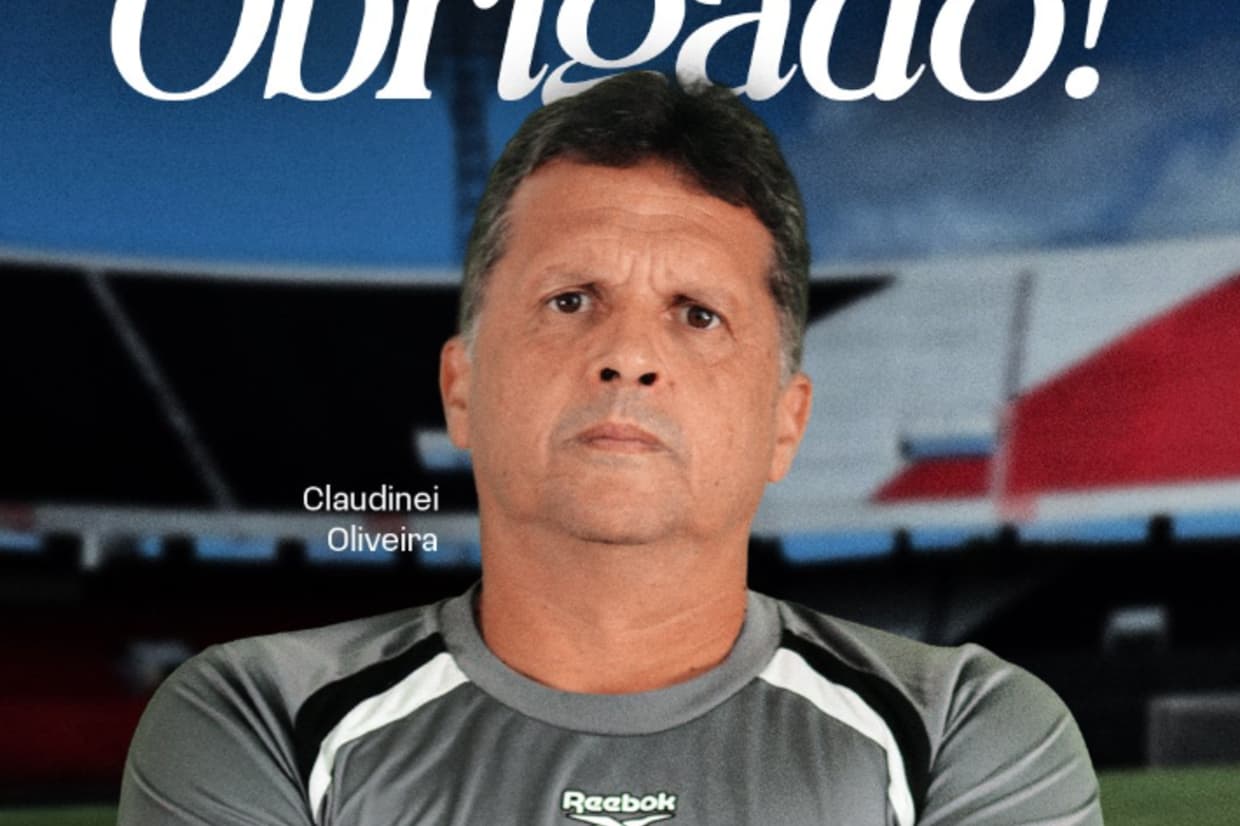 Santa Cruz demite técnico Claudinei Oliveira após sequência negativa na Série C