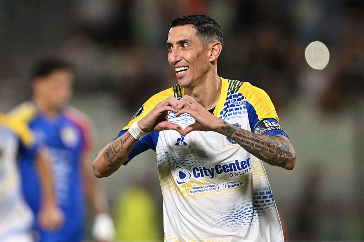 Di María quebra jejum de 20 anos e marca primeiro gol na Libertadores
