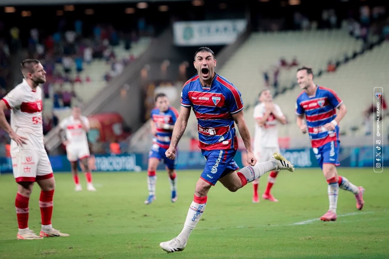 Fortaleza reage e vence CRB por 2 a 1, conquistando vantagem na Copa do Brasil