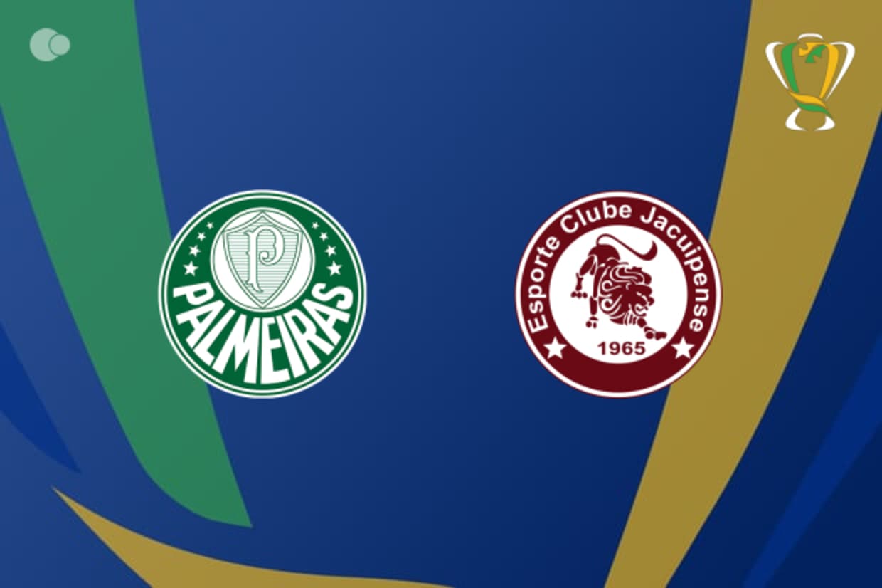 Palmeiras e Jacuipense se enfrentam nesta quinta pela Copa do Brasil