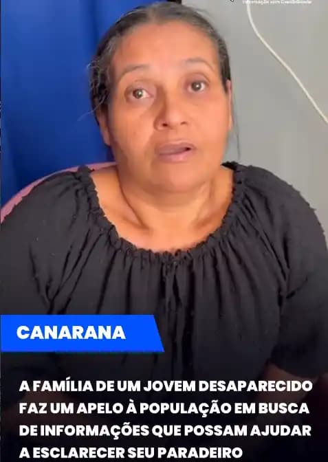 Família de jovem desaparecido faz apelo após receber vídeo de suposta execução