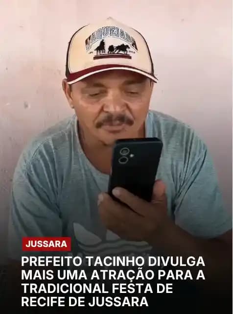 Jussara - Nadson Ferinha é confirmado na tradicional festa de Recife de Jussara