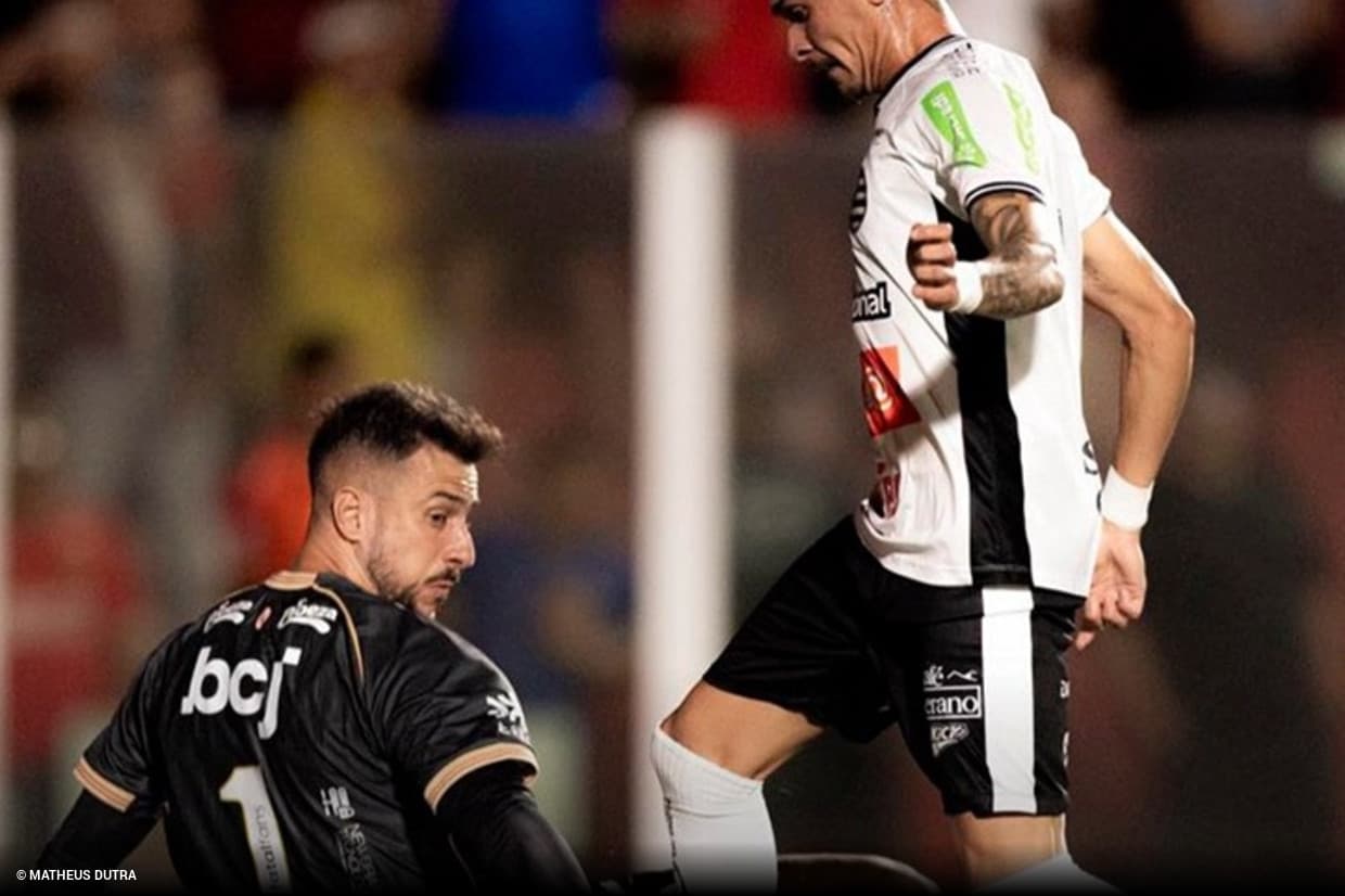 Vila Nova desperdiça vantagem numérica e cede empate ao Athletic na Série B