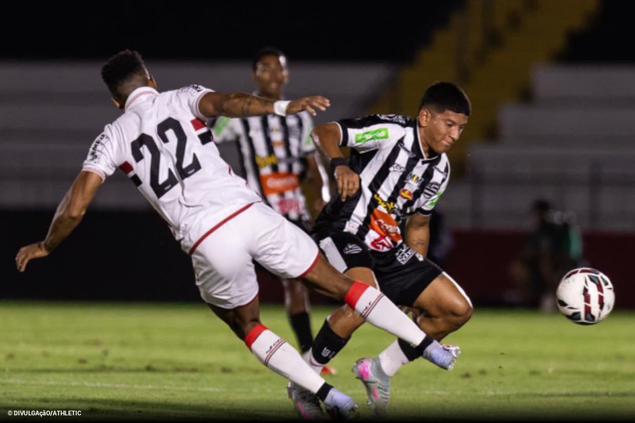 Athletic-MG vence Botafogo-SP fora de casa e sobe para a décima posição